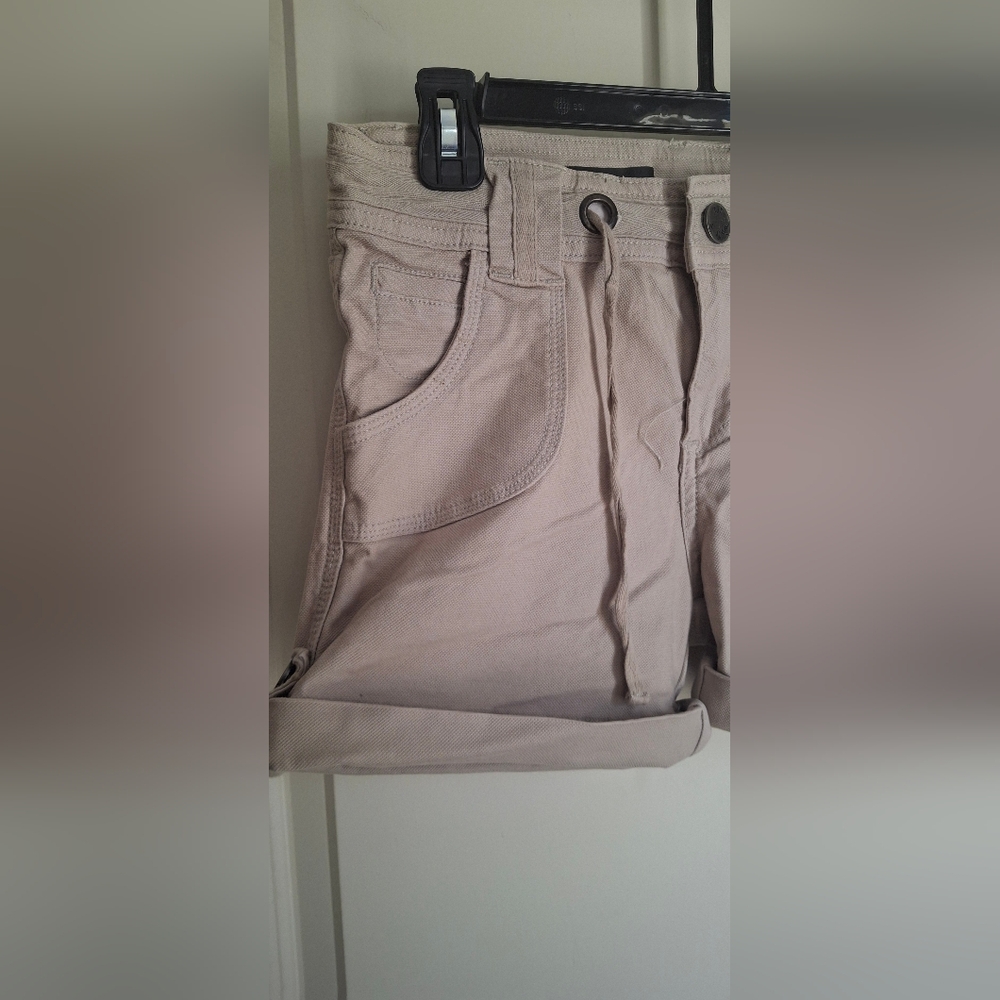 Kut From The Kloth Rhina Cotton Stretch Boho Shorts Sand Color Size 2 Summer